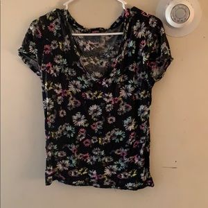 ✨black floral shirt✨